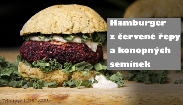 Hamburger z červené řepy